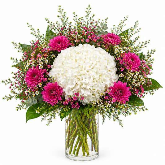 Designer's choice with Hydrengea
