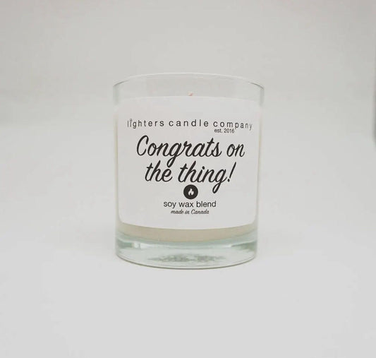 Congrats On the Thing! Soy Wax Candle,Funny Candles