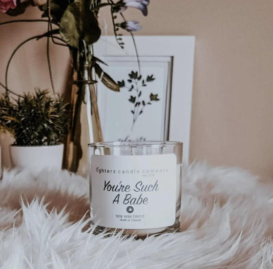 You're Such A Babe Soy Wax Candle, Funny Candles